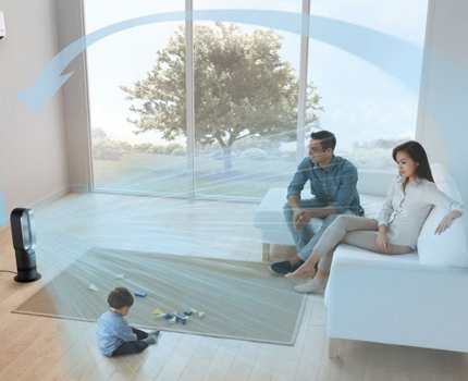 Advantages of bladeless fans Vaneless models allow you to relax
