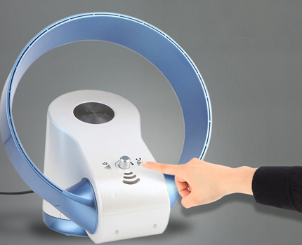 What a typical fanless fan looks like Appearance of a fanless fan
