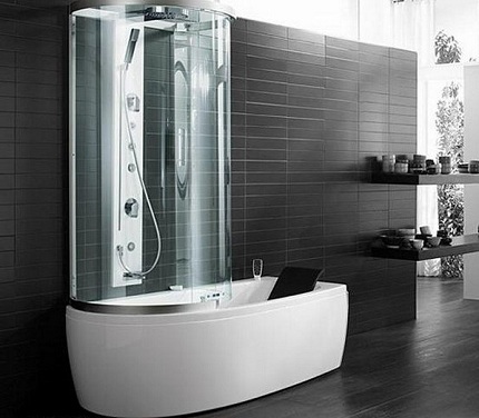 Malalim na shower tray Malalim na kawali