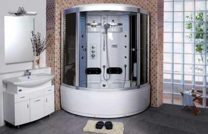 DIY nakapaloob shower Ang saradong cabin