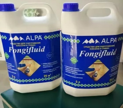 Fungicidal antifungal agent for mold control Fongifluid Alpa - anti-fungal agent