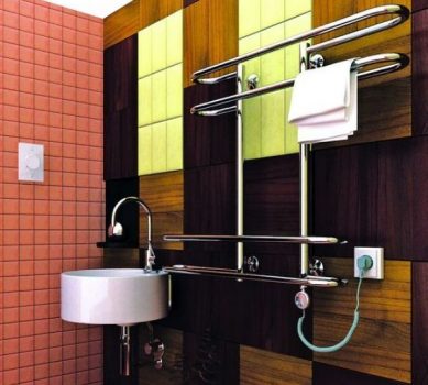 Como instalar e conectar um toalheiro aquecido elétrico no banheiro Modelos de designer