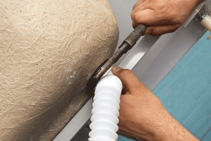 Paano mag-install ng shower trap Pagwawasto sa siphon