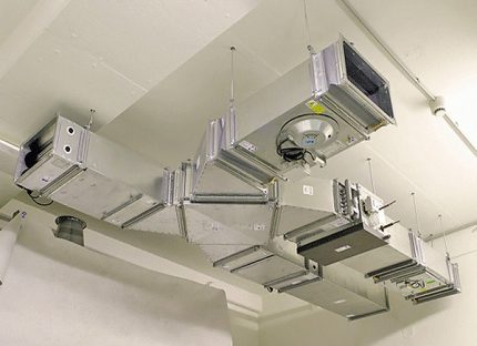 Como calcular a ventilação do duto Seção do duto