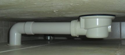 Mababang siphon para sa shower Pinakamababang Modelo