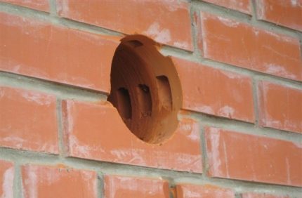 Comment percer un trou pour organiser la ventilation d'échappement à travers le mur jusqu'à la rue Trou de ventilation d'échappement
