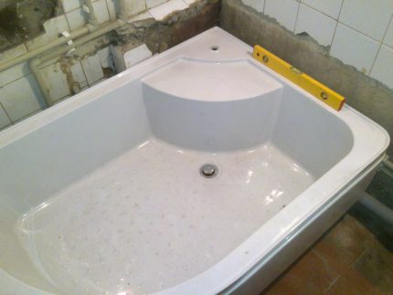 Do-it-yourself deep shower tray Banyo tray
