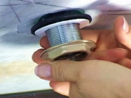 Gaskets para sa pag-install ng isang lababo sa banyo Gasket kapag kumokonekta sa isang siphon