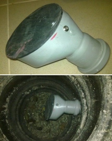 Serrure d'eau à bricoler de l'adaptateur pour l'égout pour le bain Piège à eau fait maison