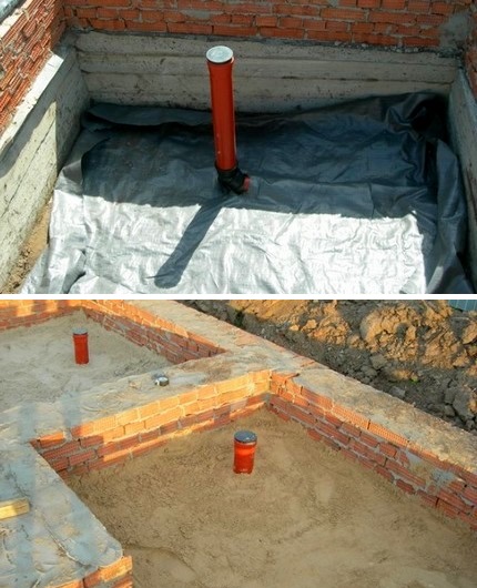 Installation de tuyaux d'égout bricolage Imperméabilisation et ponçage
