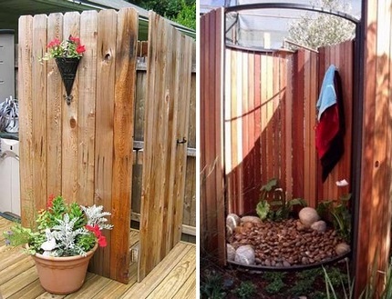 Décoration de douche d'été à faire soi-même Le design original de la salle de bain