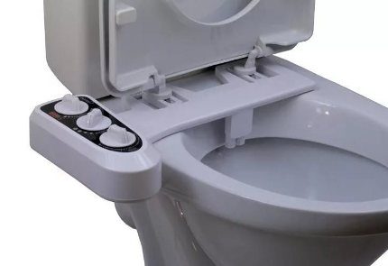 Ang nozzle nozzle sa halip na isang takip ng bidet sa banyo Toilet bidet pad