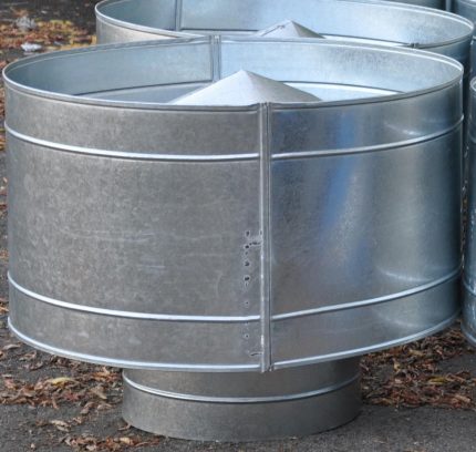 Ang TsAGI deflector para sa pag-install sa isang tsimenea mula sa isang boiler ng gas Chimney deflector