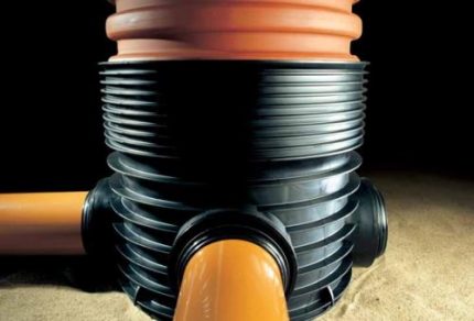 Plastic drainage well Plastic drainage well