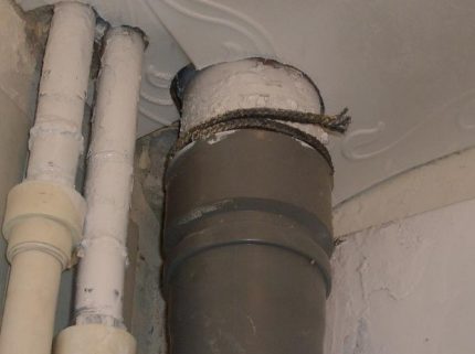 Kekuatan pemasangan sendiri pembetung pembetung di apartmen Kekuatan Pemasangan Lebih Riser