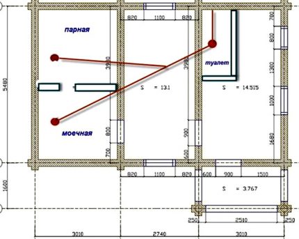 Plan de vidange domestique à faire soi-même Option de ligne de mise en page