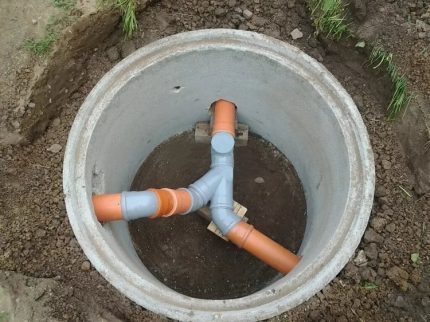 Le trou d'homme des eaux usées locales dans le pays Révision bien