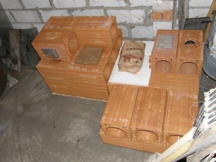 Paano mag-ipon ng isang tsimenea mula sa mga elemento ng seramik Mga Sangkap ng isang ceramic tsimenea