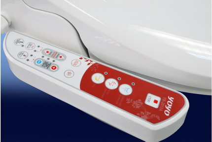 Bidet prefix in the form of a toilet lid Bidet toilet top