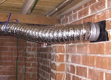 Conduit de ventilation pour système mécanique Conduit de ventilation pour système mécanique