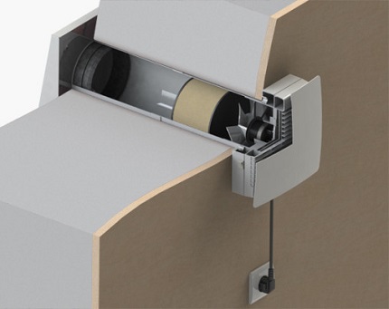 Apartment ventilation with filtration and fan Ventilator with fan