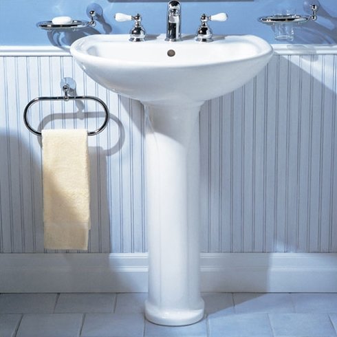Paano mag-install ng isang lababo sa isang pedestal Sink sa pedestal