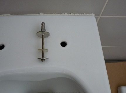 Utilisation de rondelles lors de la réparation d'un couvercle de toilette Le besoin de rondelles intermédiaires
