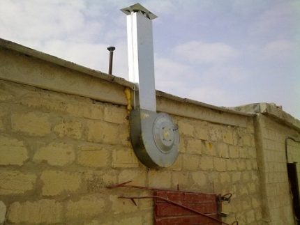 Hotte à ventilation forcée Tuyau de conduit de ventilation