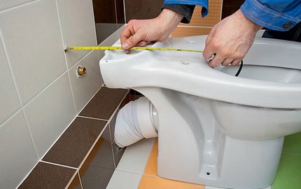 How to mount an oblique outlet device How to mount an oblique outlet device