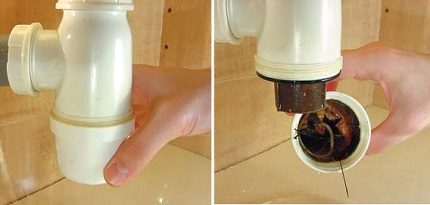 Siphon blockage Siphon blockage