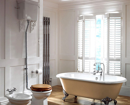 Top-mounted toilet bowl Retro style toilet cisterns