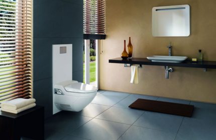 أي غطاء بيديت إلكتروني هو الأفضل في الاختيار Geberit AquaClean 5000plus