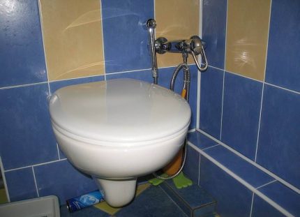 Paano mag-install ng isang hygienic shower sa banyo Pag-install