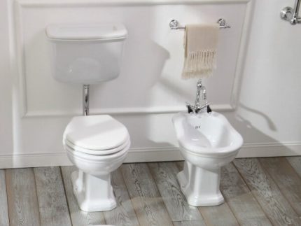 Com instal·lar un bidet Model de bidó a l’aire lliure