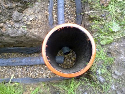 Dispositif de trou d'homme à faire soi-même pour le drainage autour de la maison Révision bien