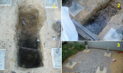Hoe maak je een basis voor een zomerdouchebak van polycarbonaat? Drainage organisatie