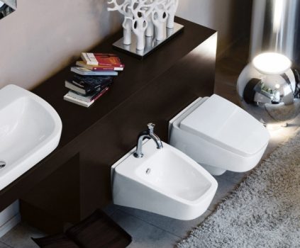 Instal·lació d’una instal·lació de bidet en una caixa