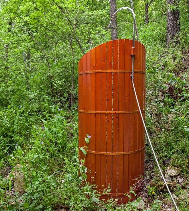 Kako napraviti i originalan dizajn ljetnog tuša s vlastitim rukama Poluotvoreni prijenosni model
