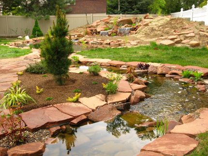 How to develop an open drainage project for landscaping a site Drainage decoration