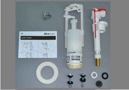 How to adjust the drain fittings of the toilet bowl Tank fittings
