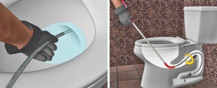 Choosing a cable to clean the sewer