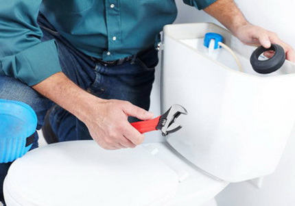 Substitució pròpia de l'anell de tancament del tanc de lavabo Anell de segellament