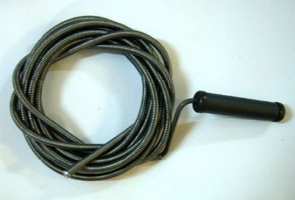 Kabel paip untuk membersihkan tandas Kabel paip