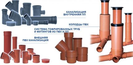Výběr materiálu pro kanalizační potrubí Druhy kanalizačních trubek