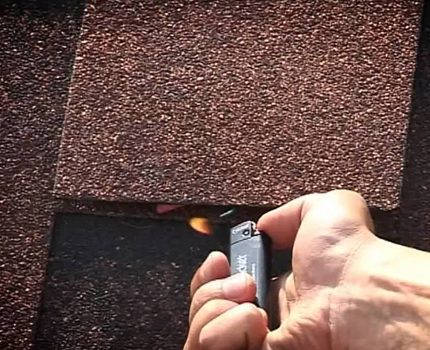 Flammability Testing Roofing material is off