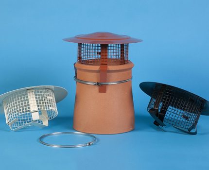 A simple spark arrestor for a chimney is easy to do with your own hands Simple spark arrestor