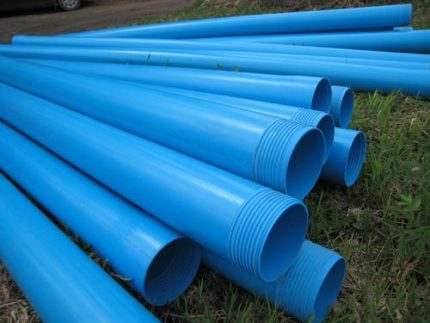 Mga pipa ng PVC casing Mga pipa ng PVC