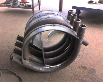 The device of the injector in the stove for air flow Injector for Buleryan furnace