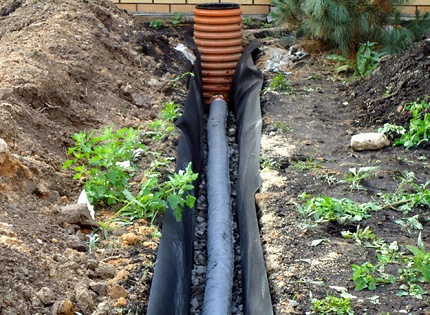 Elements for a drainage system Elements for a drainage system