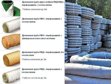 Plastic drainage pipes Plastic drainage pipes